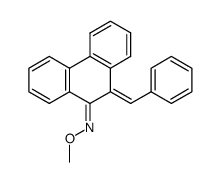 E-10-benzylidene-9-(methoxyimino)phenanthrene Structure