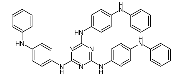 2-N,4-N,6-N-tris(4-anilinophenyl)-1,3,5-triazine-2,4,6-triamine Structure