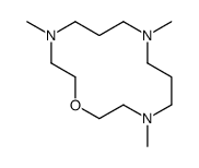 4,8,12-trimethyl-1-oxa-4,8,12-triazacyclotetradecane Structure
