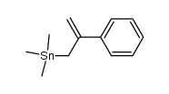 trimethyl(2-phenyl-2-propenyl)stannane Structure
