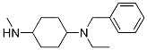 N-Benzyl-N-ethyl-N'-Methyl-cyclohexane-1,4-diaMine结构式