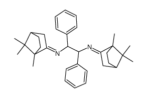 N,N'-(1,2-diphenylethane-1,2-diyl)bis(1,7,7-trimethylbicyclo[2.2.1]heptan-2-imine) Structure