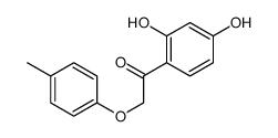 1-(2,4-dihydroxyphenyl)-2-(4-methylphenoxy)ethanone Structure