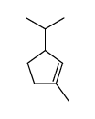 3-isopropyl-1-methyl-cyclopentene结构式