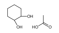 acetic acid,(1R,2S)-cyclohexane-1,2-diol结构式