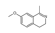 7-methoxy-1-methyl-3,4-dihydroisoquinoline Structure