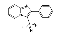 3-(methyl-d3)-2-phenylimidazo[1,2-a]pyridine结构式