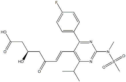 5-Oxo Rosuvastatin SodiuM Salt Structure