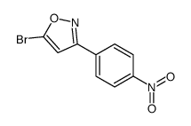 5-BROMO-3-(4-NITROPHENYL)ISOXAZOLE结构式