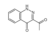 3-acetyl-1H-cinnolin-4-one结构式