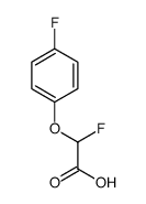 2-fluoro-2-(4-fluorophenoxy)acetic acid结构式