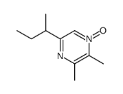 Pyrazine, 2,3-dimethyl-5-(1-methylpropyl)-, 1-oxide (9CI) Structure