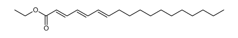 (2E,4E,6E)-Octadeca-2,4,6-trienoic acid ethyl ester结构式