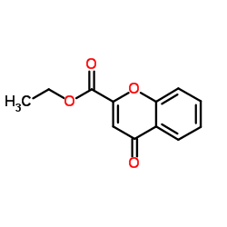 Ethyl 4-oxo-4H-chromene-2-carboxylate structure