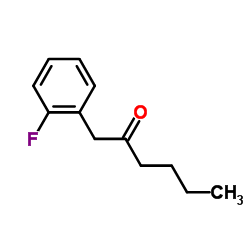 1-(2-Fluorophenyl)-2-hexanone结构式