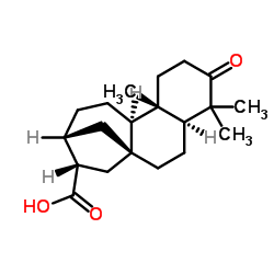 3-氧代贝壳烯烷-17-酸结构式