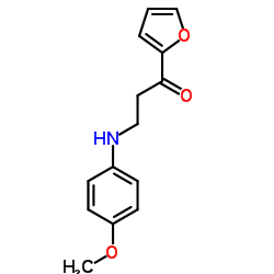 1-(2-FURYL)-3-(4-METHOXYANILINO)-1-PROPANONE结构式