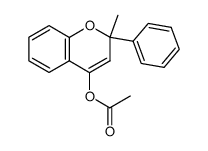 4-acetoxy-2-methyl-2-phenylbenzopyran结构式