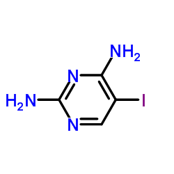 5-Iodopyrimidine-2,4-diamine Structure