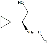 (2S)-2-氨基-2-环丙基-1-乙醇盐酸盐结构式