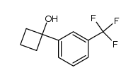 1-(3-trifluoromethylphenyl)cyclobutanol结构式