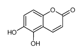 5,6-dihydroxycoumarin结构式