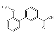 2-甲氧基联苯-3-羧酸结构式