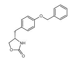 (S)-4-(4-benzyloxybenzyl)oxazolidin-2-one Structure