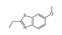 BENZOTHIAZOLE, 2-ETHYL-6-METHOXY- structure