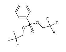 bis(2,2,2-trifluoroethyl) phenylphosphonate结构式