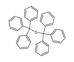 bis(triphenylmethyl) sulfide Structure