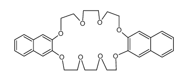 DI(2,3-NAPHTHO)-28-CROWN-8结构式