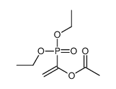 1-diethoxyphosphorylethenyl acetate结构式