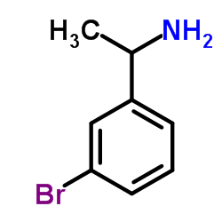 1-(3-Bromophenyl)ethanamine Structure