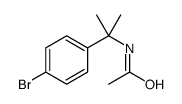 N-[2-(4-bromophenyl)propan-2-yl]acetamide Structure