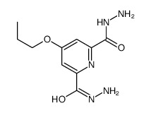4-propoxypyridine-2,6-dicarbohydrazide Structure