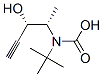 Carbamic acid, [(1S,2S)-2-hydroxy-1-methyl-3-butynyl]-, 1,1-dimethylethyl结构式