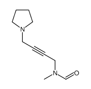 N-methyl-N-(4-pyrrolidin-1-ylbut-2-ynyl)formamide Structure