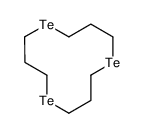 1,5,9-tritelluracyclododecane结构式