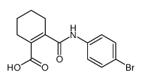 2-[(4-bromophenyl)carbamoyl]cyclohexene-1-carboxylic acid Structure