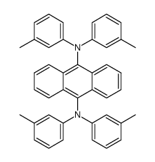 N,N,N',N'-tetra-m-tolyl-anthracene-9,10-diamine结构式
