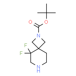 tert-butyl 5,5-difluoro-2,7-diazaspiro[3.5]nonane-2-carboxylate structure