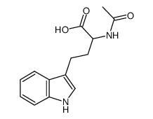 2-acetamido-4-(1H-indol-3-yl)butanoic acid Structure