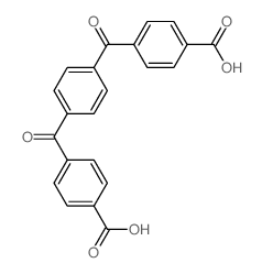 4-[4-(4-carboxybenzoyl)benzoyl]benzoic acid结构式