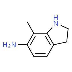 1H-Indol-6-amine,2,3-dihydro-7-methyl-(9CI)结构式