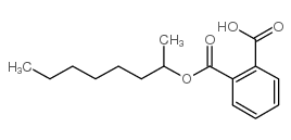 (+/-)-Mono-2-辛基 邻苯二甲酸酯结构式