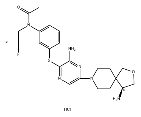 SHP2-IN-6 hydrochloride Structure