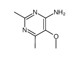 4-Pyrimidinamine,5-methoxy-2,6-dimethyl- Structure