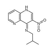 N-(2-methylpropyl)-3-nitro-1,5-naphthyridin-4-amine结构式