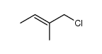 trans-1-chloro-2-methylbut-2-ene Structure